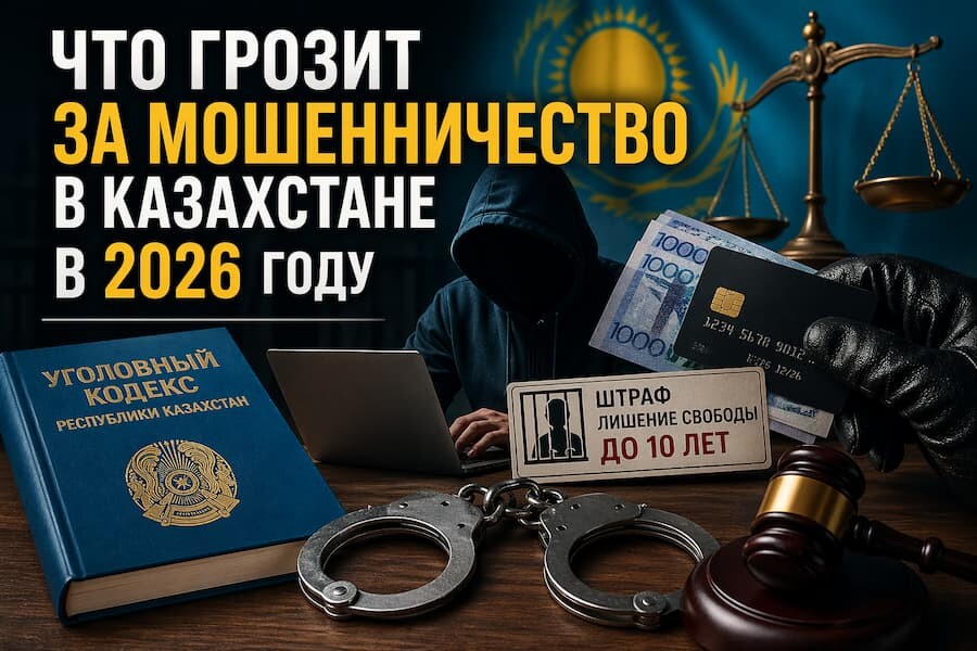 Что грозит за мошенничество в Казахстане в 2026 году