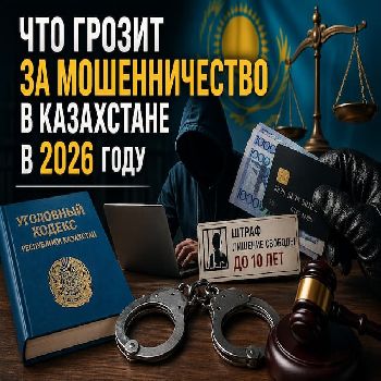 Что грозит за мошенничество в Казахстане в 2026 году | Адвокат алматы